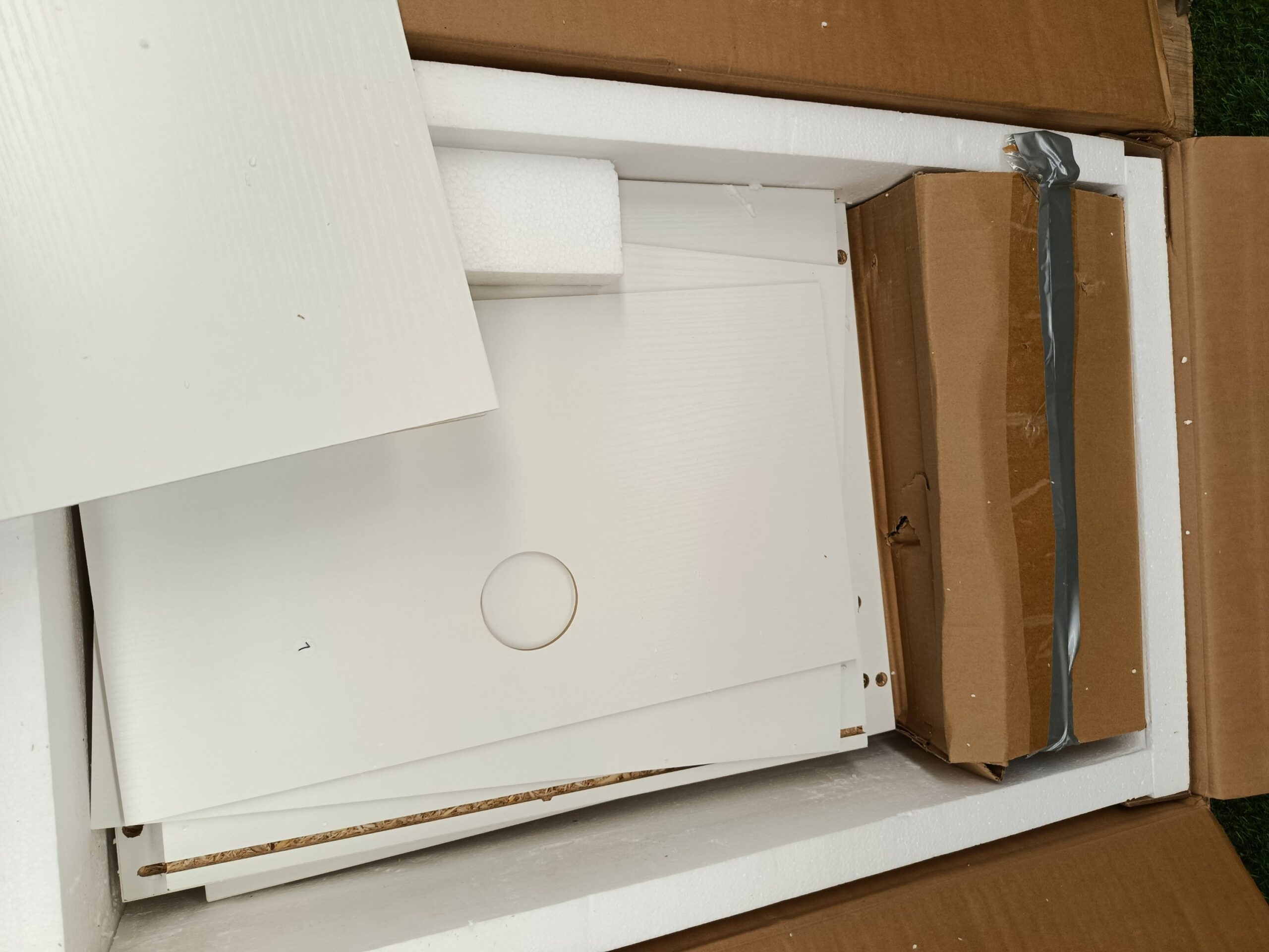COSTWAY JV12749DE-WH Soporte para toca discos - Imagen 4