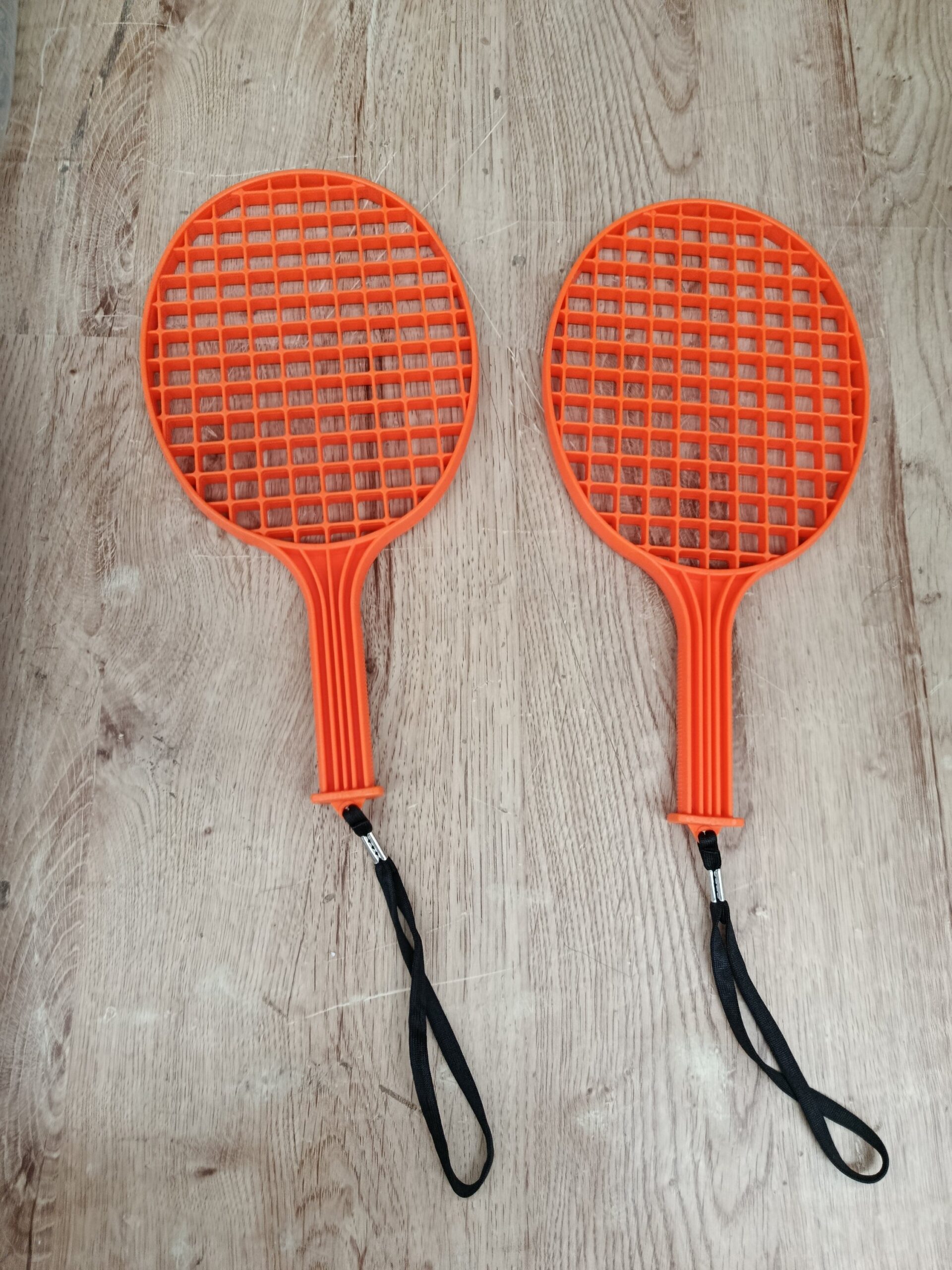 COSTWAY SP37492 Set Portátil de Tenis para Entrenar Solos 2 Raquetas con Palo Regulable - Imagen 5