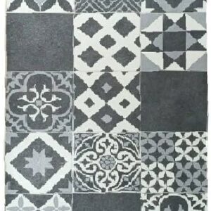 Alfombra Vinílica Antideslizante con Reverso PVC Amadora 60 x 80 cm
