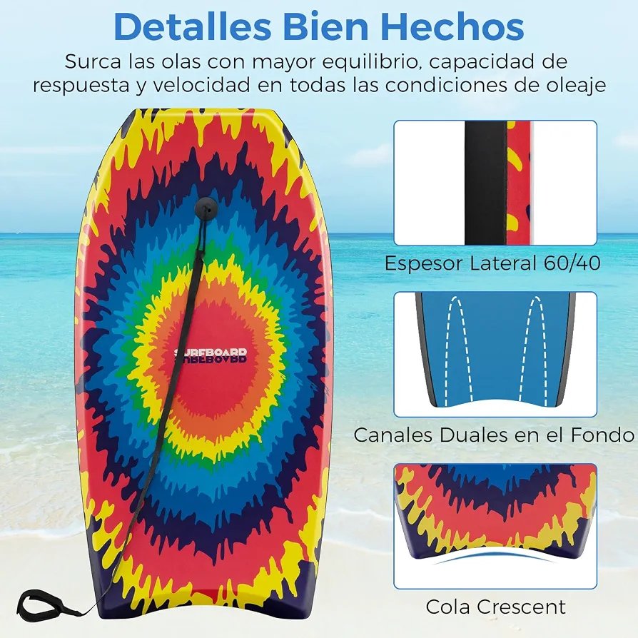 COSTWAY NP11749-41 Tabla de Surf de 33 Pulgadas - Imagen 2