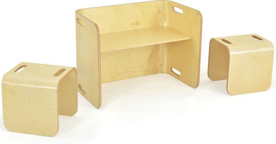 COSTWAY HY10091NA Conjunto de mesa y sillas infantiles