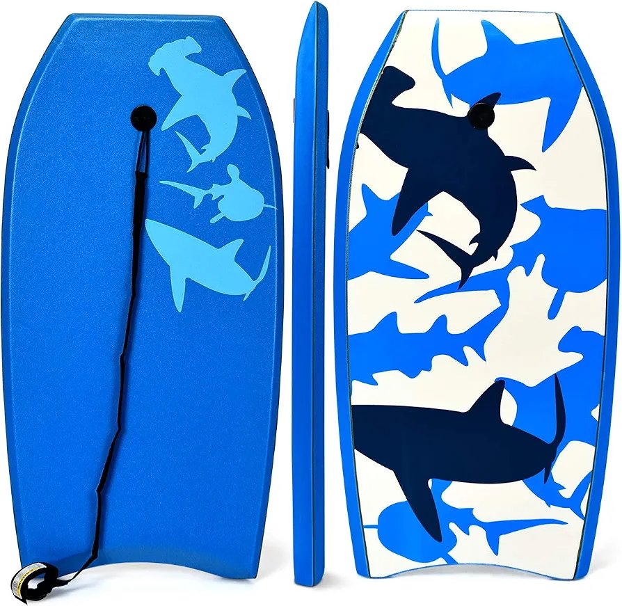 COSTWAY Bodyboard con Correa Tabla de Surf