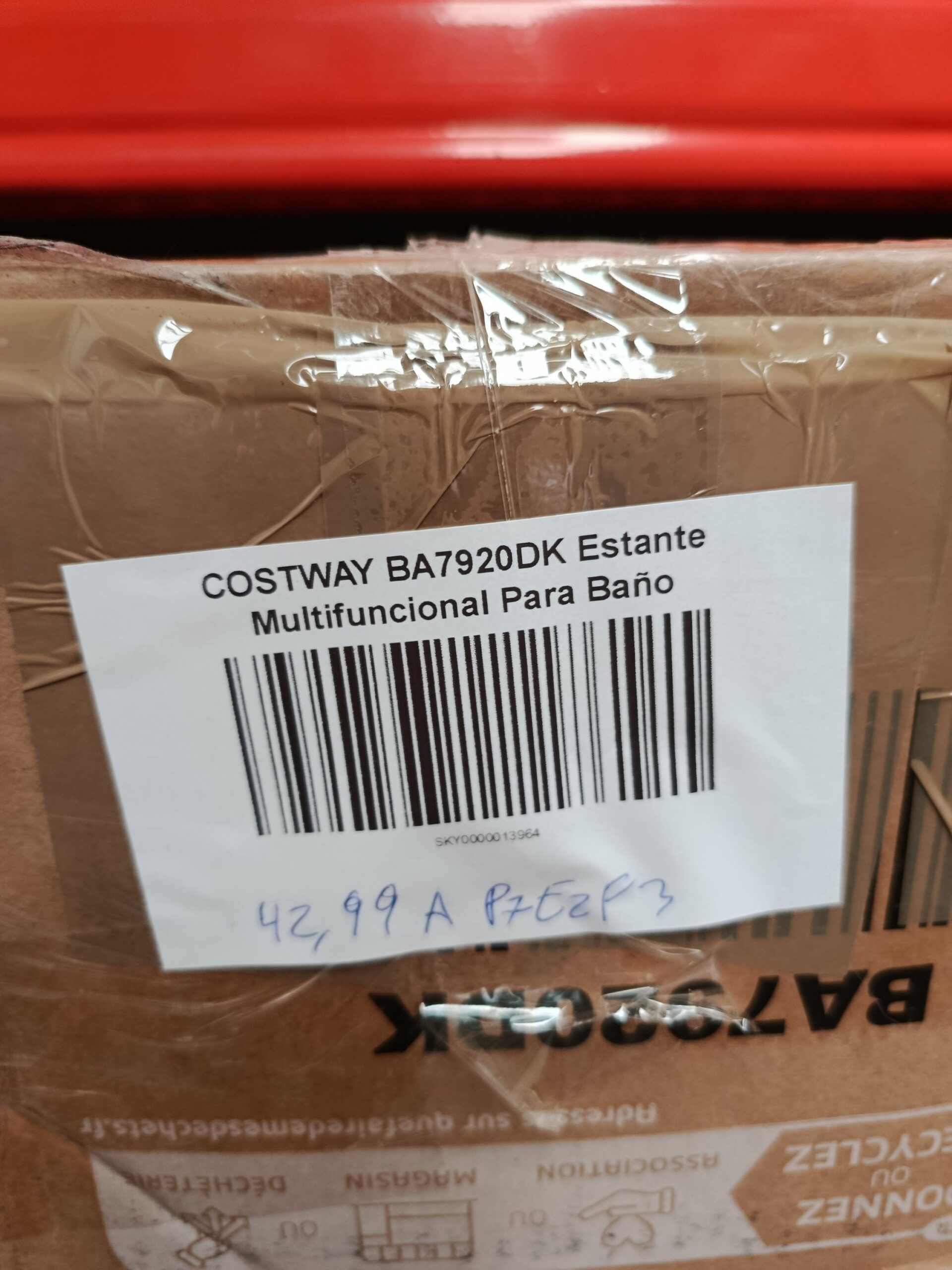 COSTWAY BA7920DK Estante multifuncional para baño - Imagen 8
