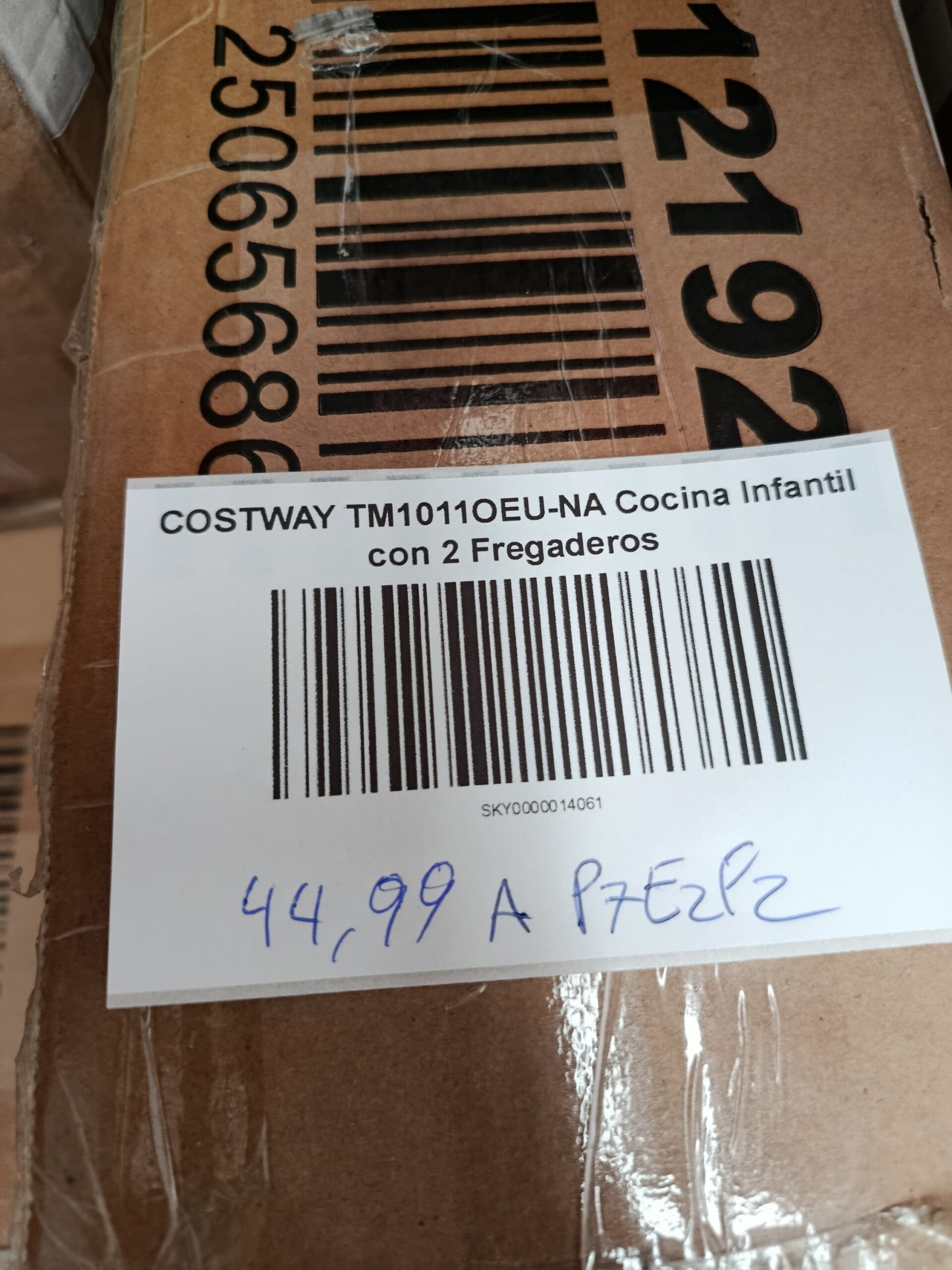 COSTWAY TM1011OEU-NA Cocina infantil con 2 fregaderos - Imagen 6