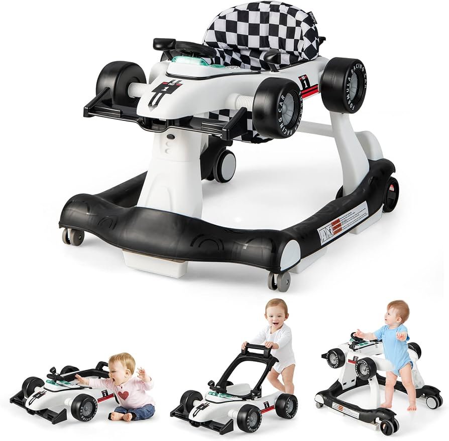 LIFEZEAL Andador para bebés plegable con altura regulable