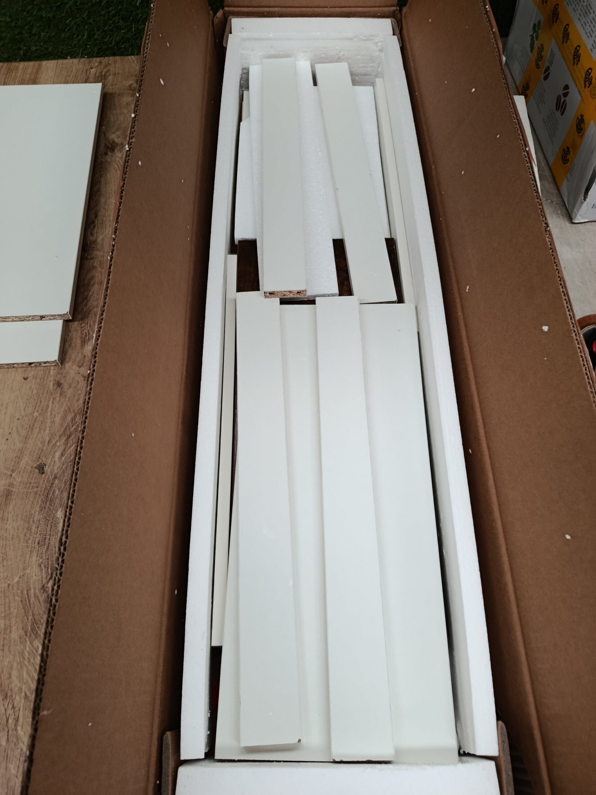COSTWAY JV11646CF Carrito de 4 niveles con ruedas - Imagen 5