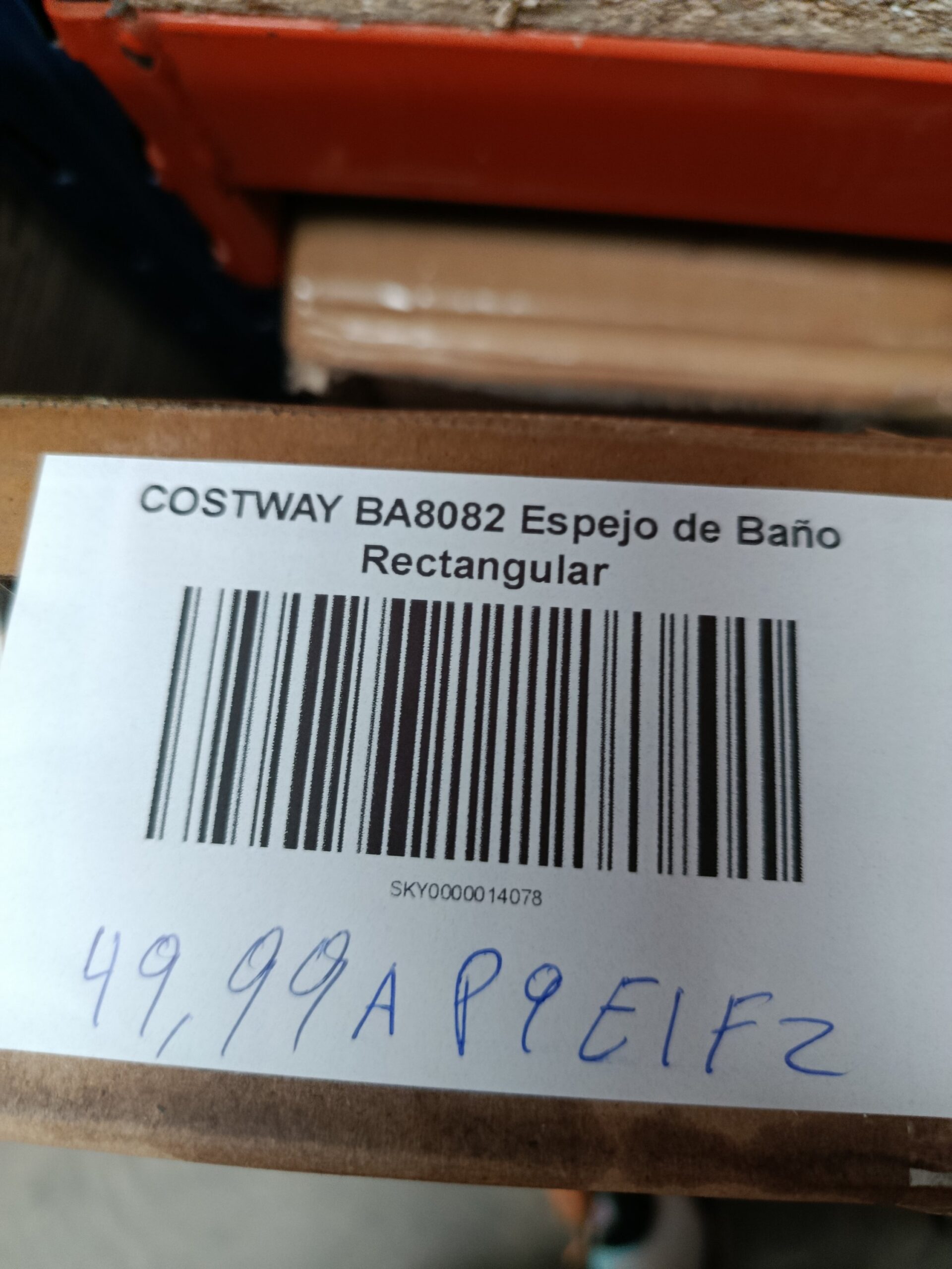 COSTWAY BA8082 Espejo de baño rectangular - Imagen 8