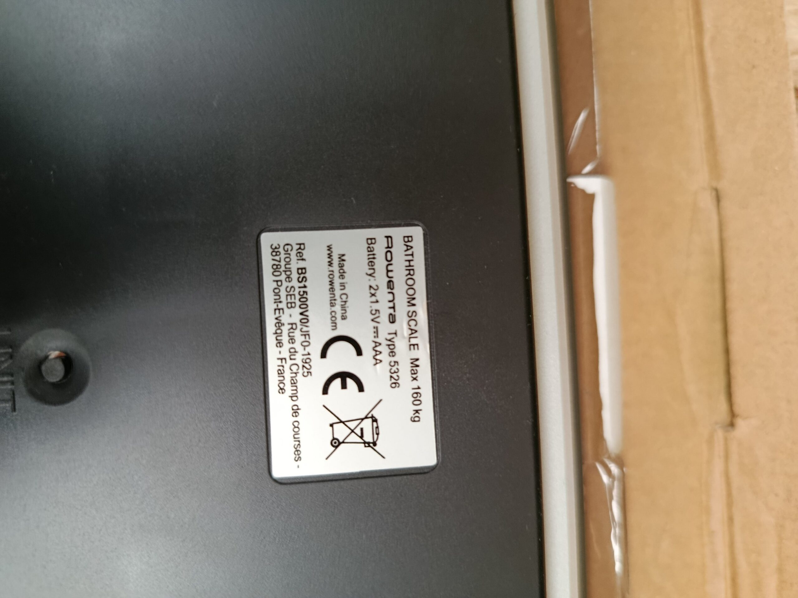 Rowenta Classic BS1500 Báscula de baño con Pantalla LCD - Imagen 4