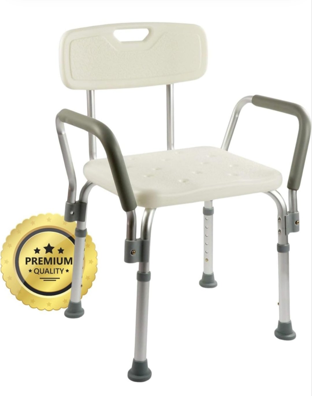 OrtoPrime Silla Ducha con Respaldo Extraíble