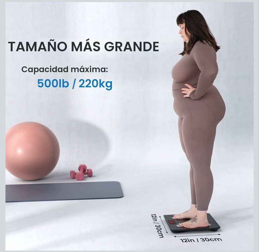 RENPHO Bascula Inteligente de Alta Precisión Seguimiento de Fitness - Imagen 2