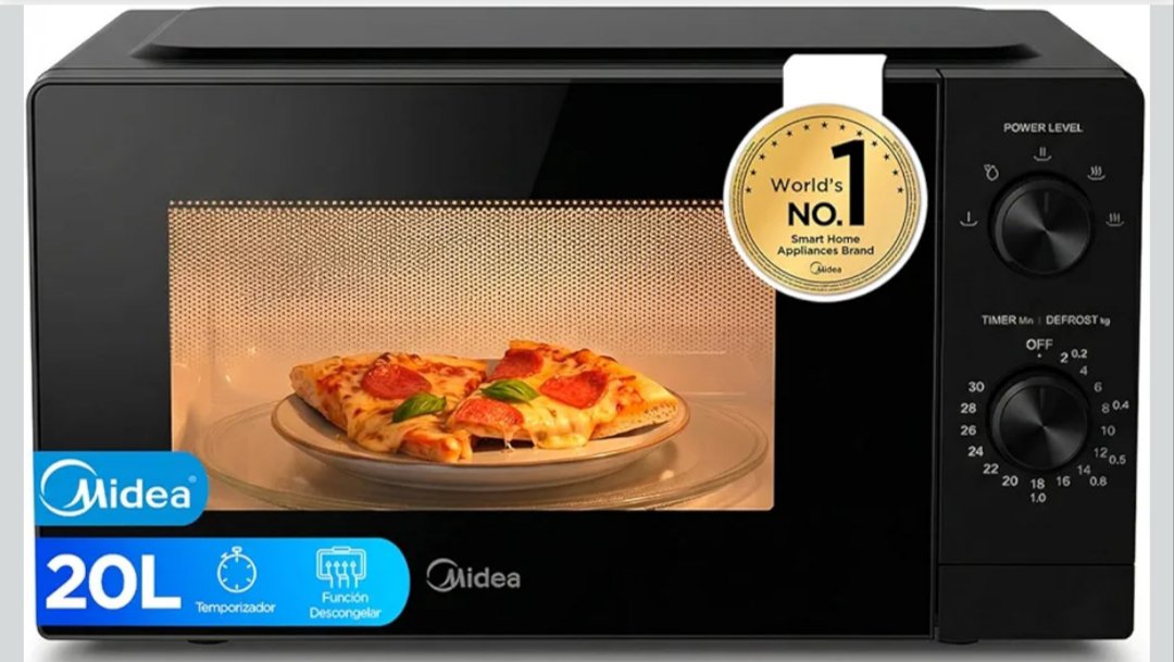 Midea Microondas 20 litros 700w.
