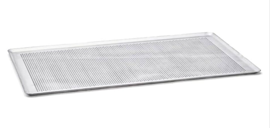De Buyer, PLACA ALUMINIO, 1,5 MM 60 X 40 CM PERFORADA.
