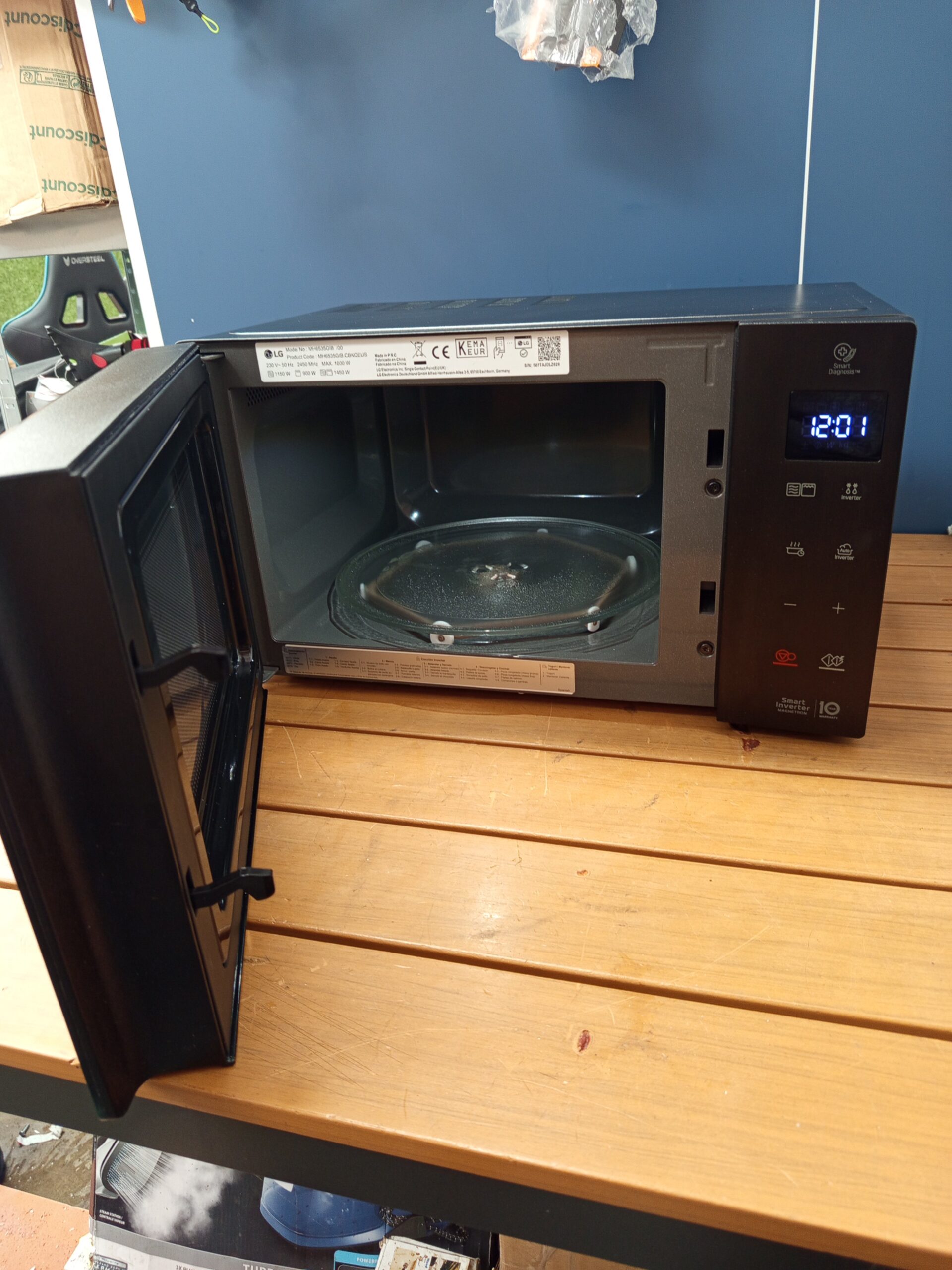 LG MH6535GIB - Microondas con grill, 1000 W. - Imagen 3