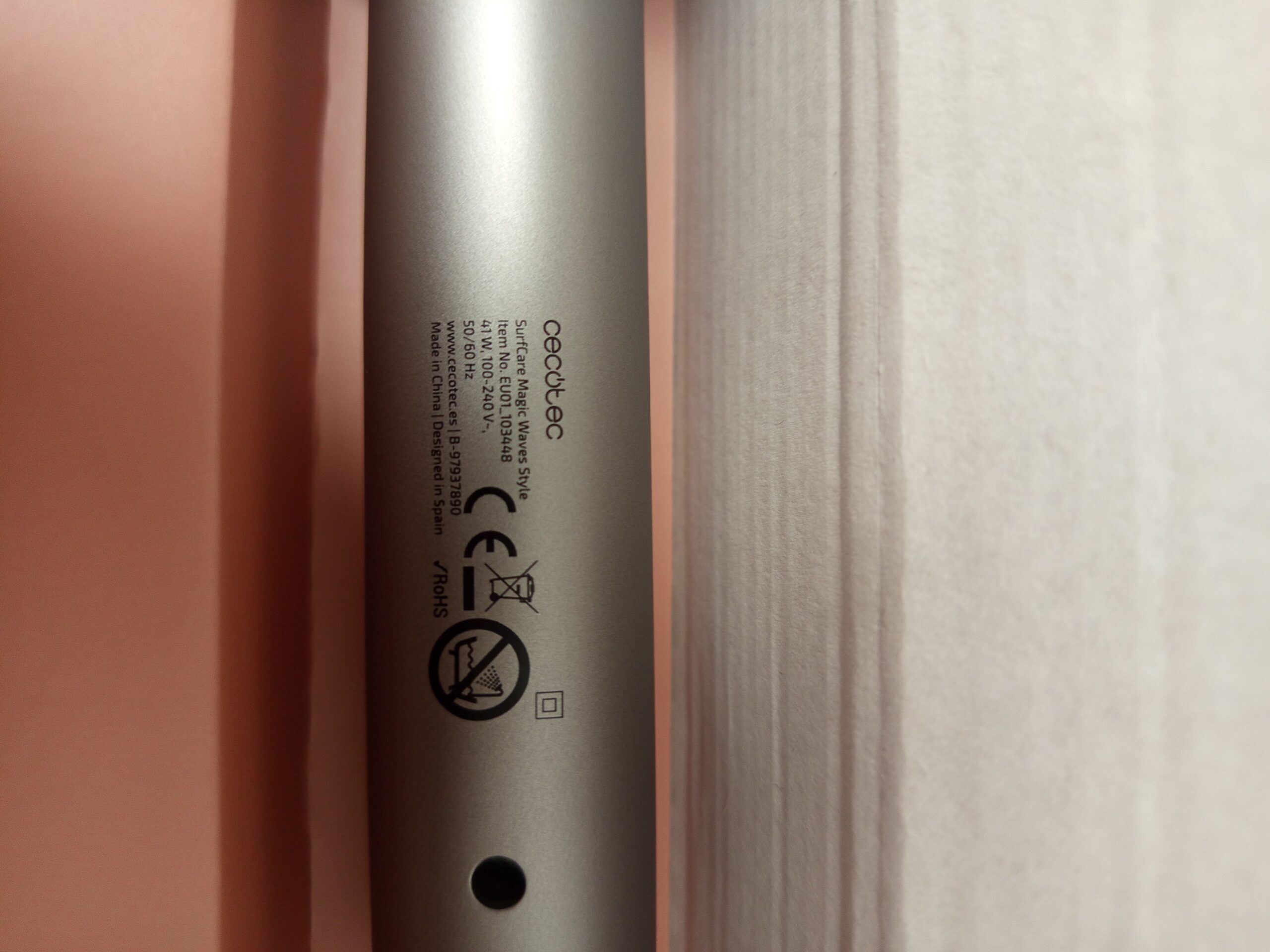 Cecotec Rizador de Pelo Automático con Cable SurfCare Magic Waves Style. 41W. - Imagen 3