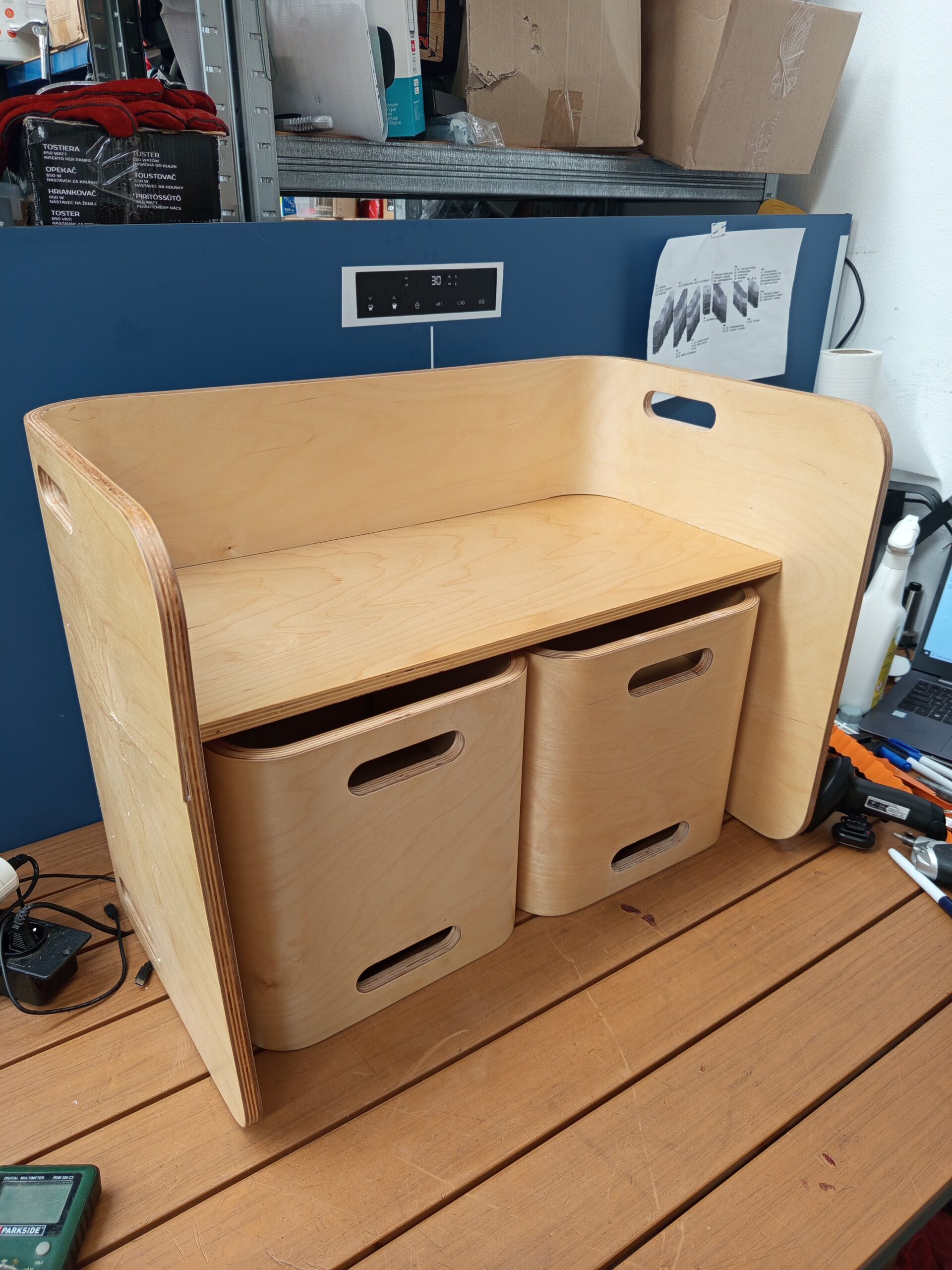 COSTWAY HY10091NA Juego de mesa y sillas de madera. - Imagen 6