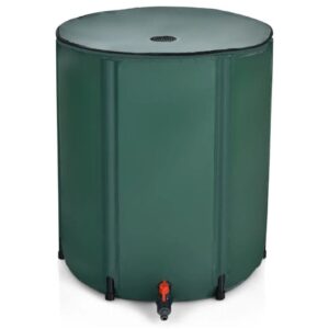 COSTWAY OP70943 Barril de Lluvia Plegable de 200L.