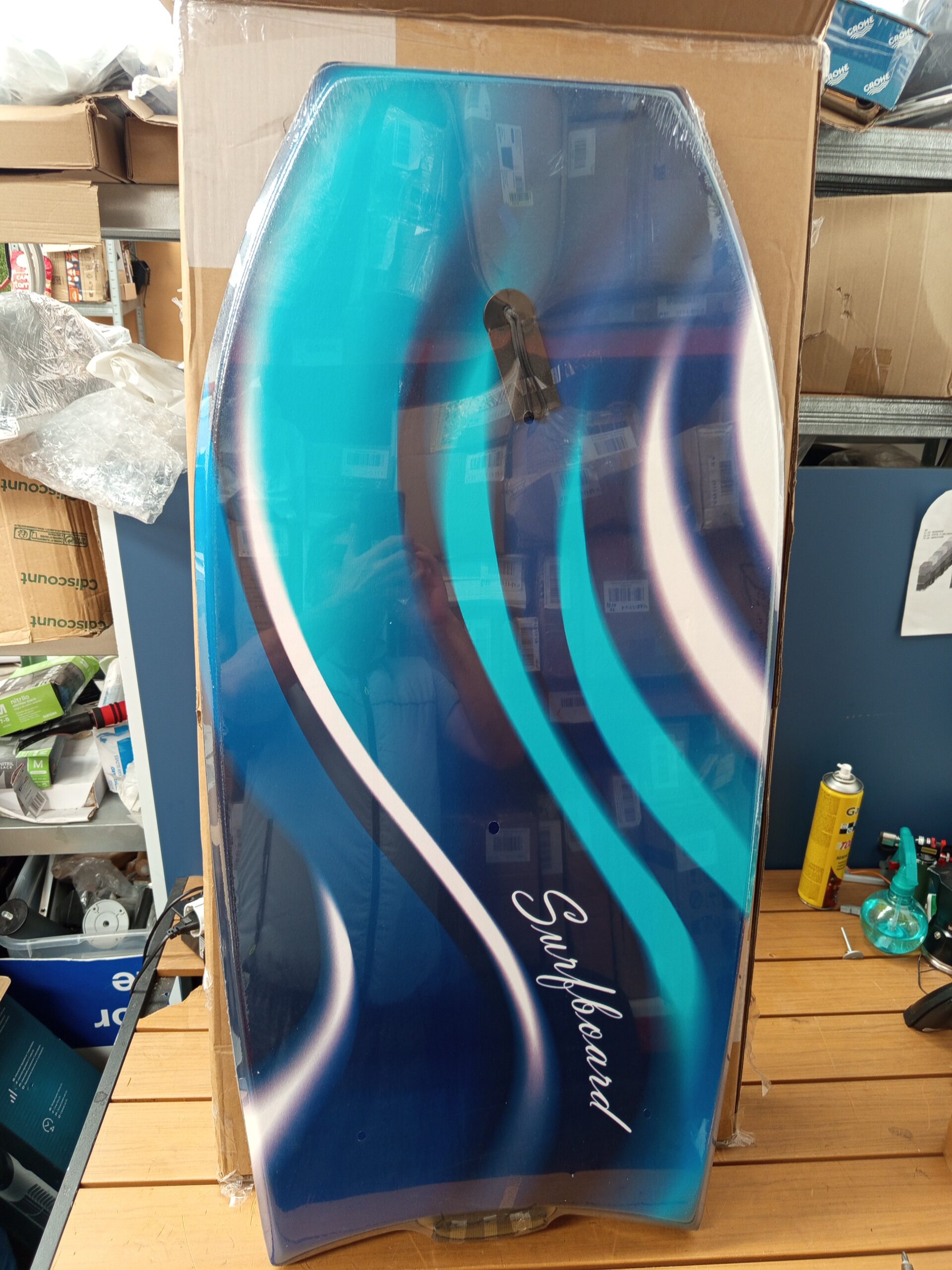 Costway NP11746-41 Bodyboard duradero con cubierta. - Imagen 7
