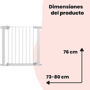 Safety 1st Auto Close, Barrera Seguridad Niños Escalera a Presión