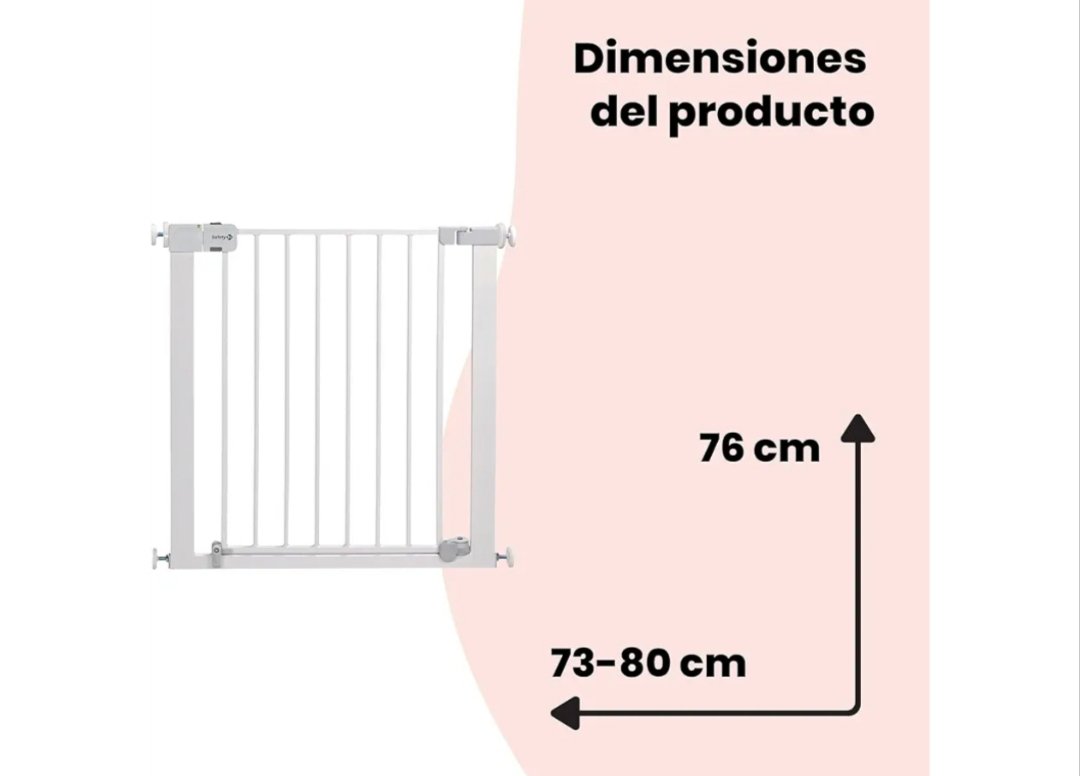 Safety 1st Auto Close, Barrera Seguridad Niños Escalera a Presión