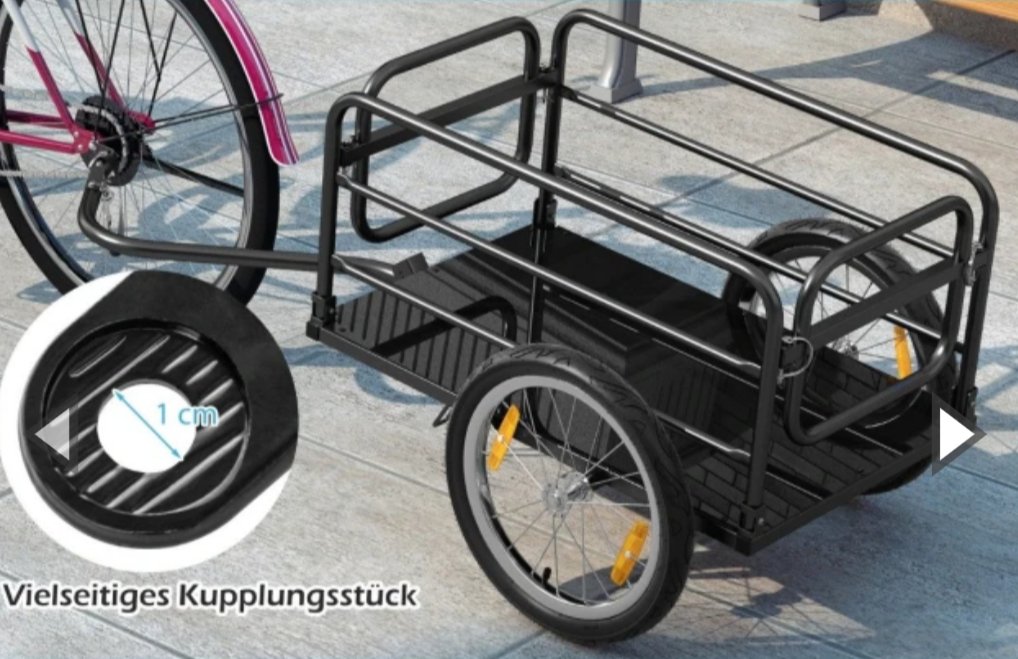Costway AU10035BL Remolque para bicicleta de alta calidad.