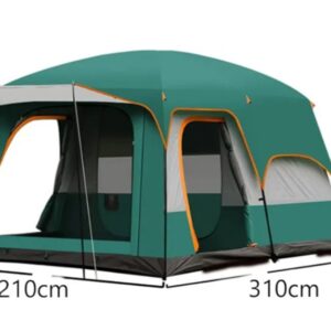 COSTWAY DAMECO Carpa familiar grande de dos habitaciones.