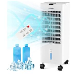 COSTWAY 4 en 1 Climatizador Evaporativo, 60W.