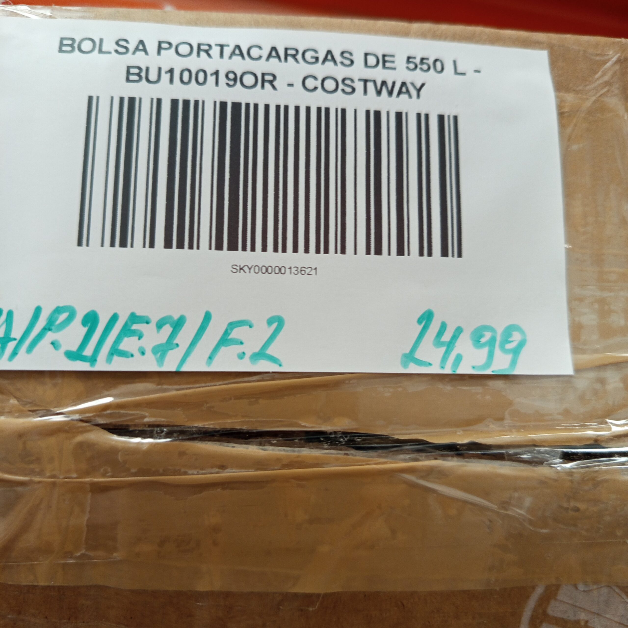 Bolsa portacargas de 550 L - BU10019OR - COSTWAY - Imagen 8