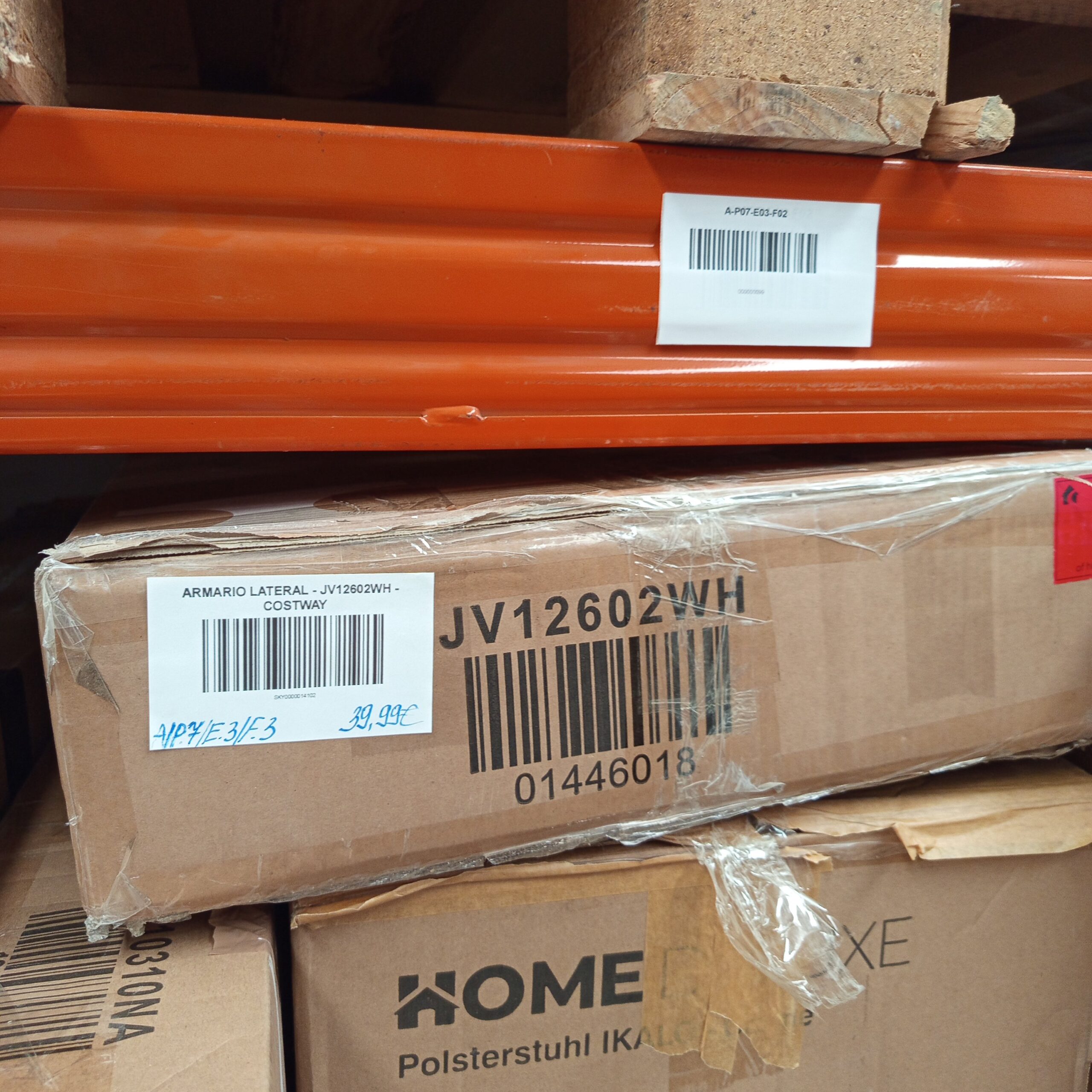 Armario lateral - JV12602WH - COSTWAY - Imagen 8