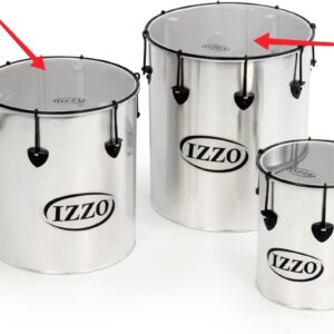Percussion Plus pp780 Samba drums en plata