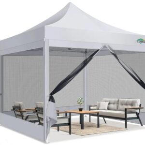 COBIZI Carpa Plegable 3x3 con Mosquitera Pared