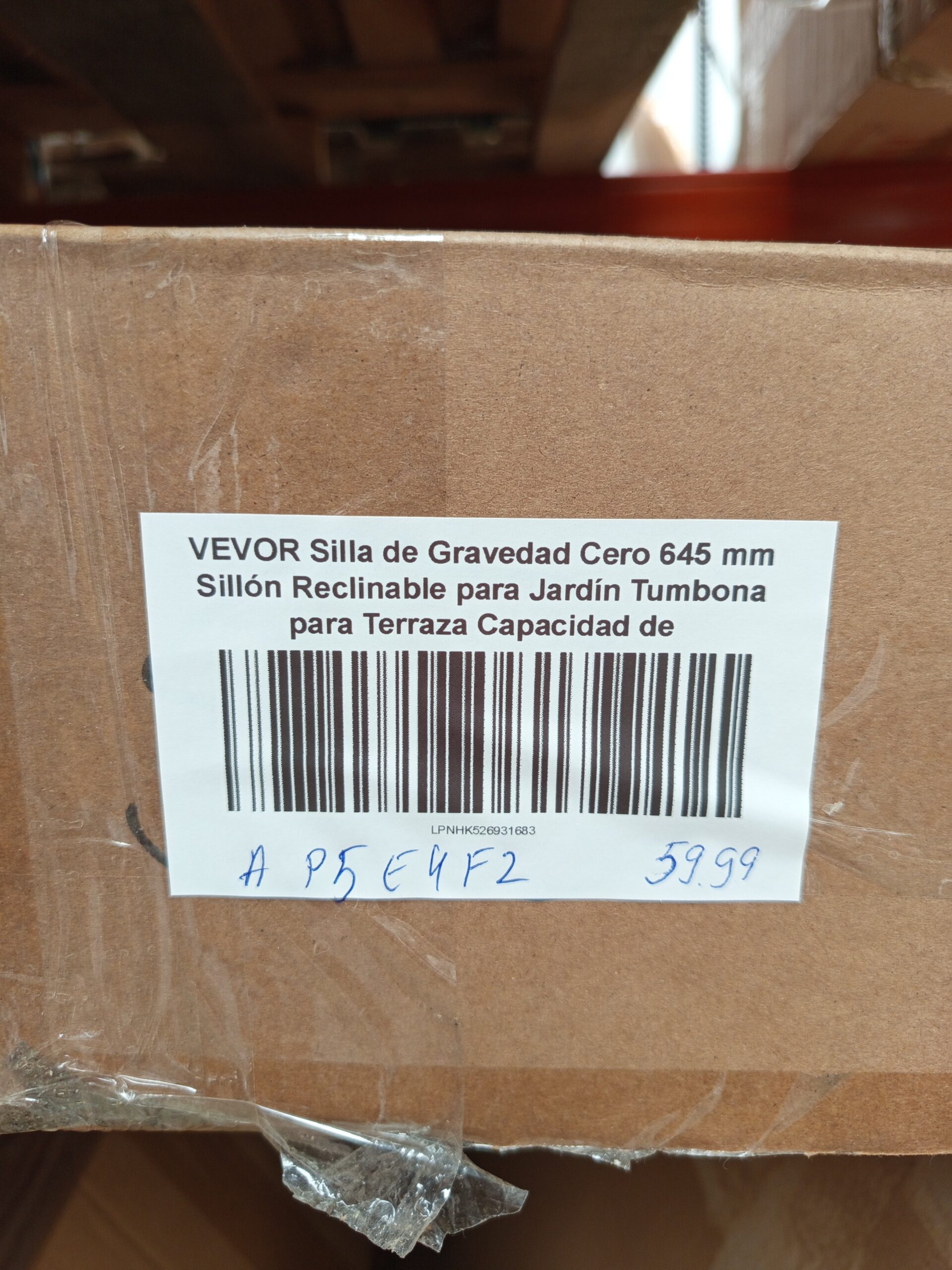 VEVOR Silla de Gravedad Cero 645 mm.. - Imagen 6