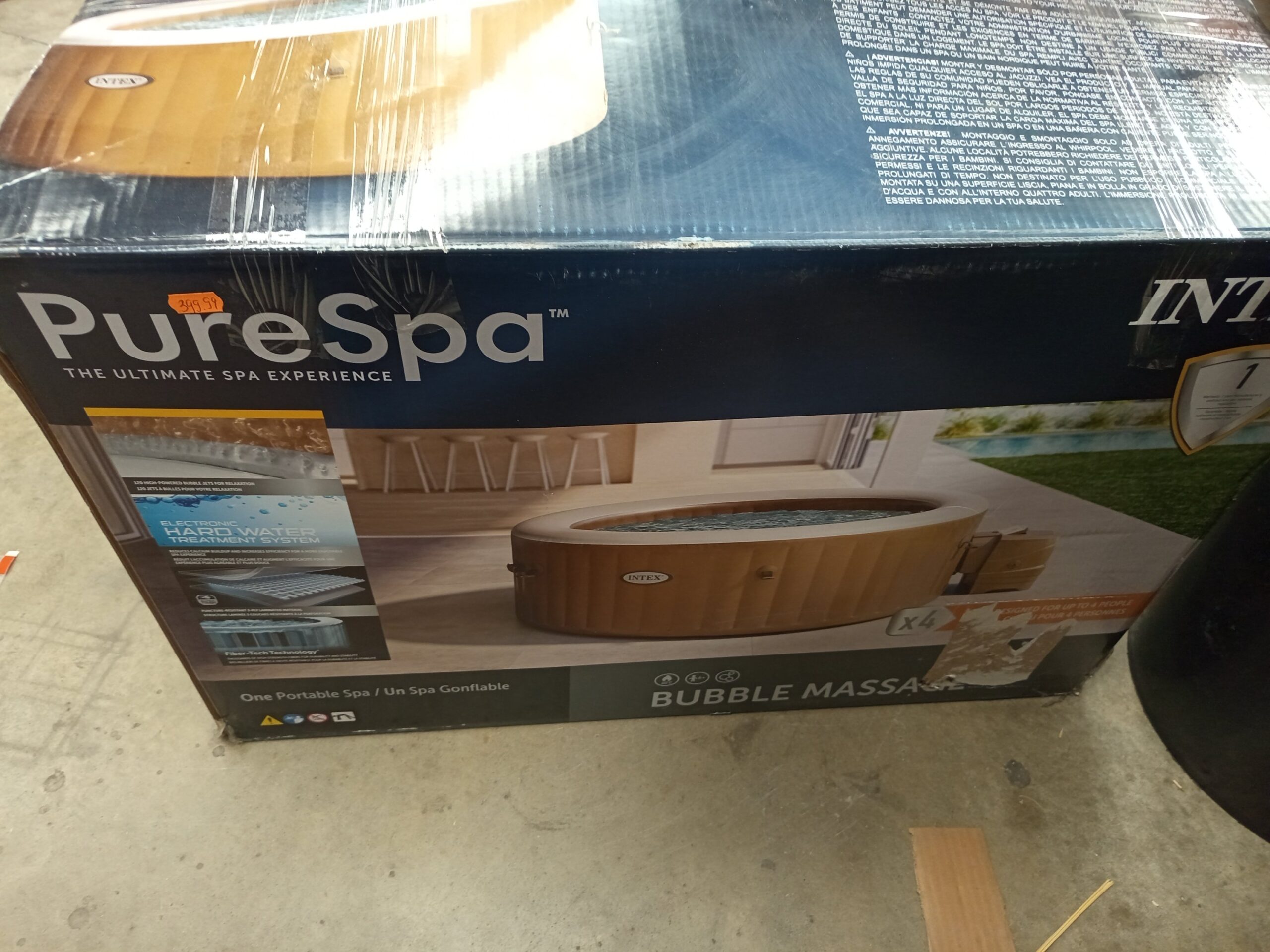 Intex 28426EX SPA Hinchable, Beige - Imagen 2