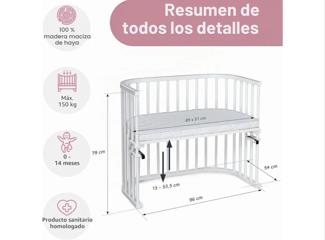 babybay maxi- Cuna de colecho multiusos - Imagen 2