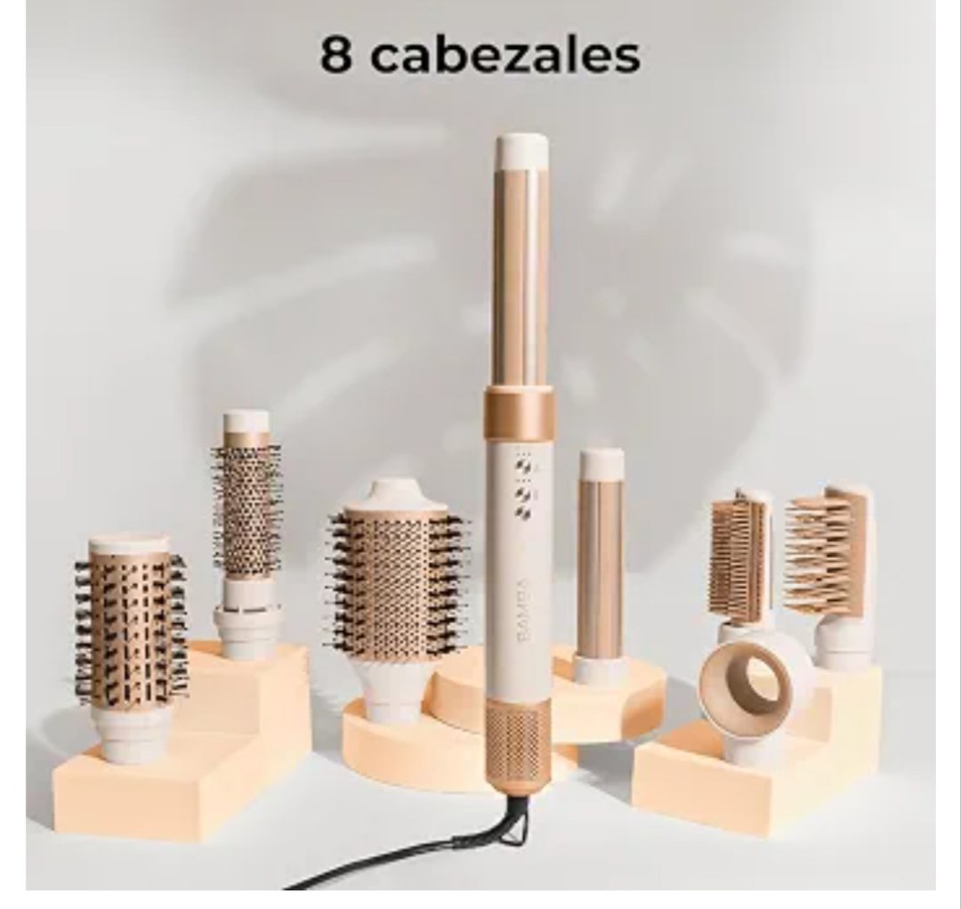Cecotec Cepillo de Aire 8 Cabezales
