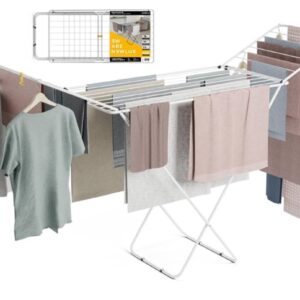 Newlux - Tendedero Plegable con Alas Stand