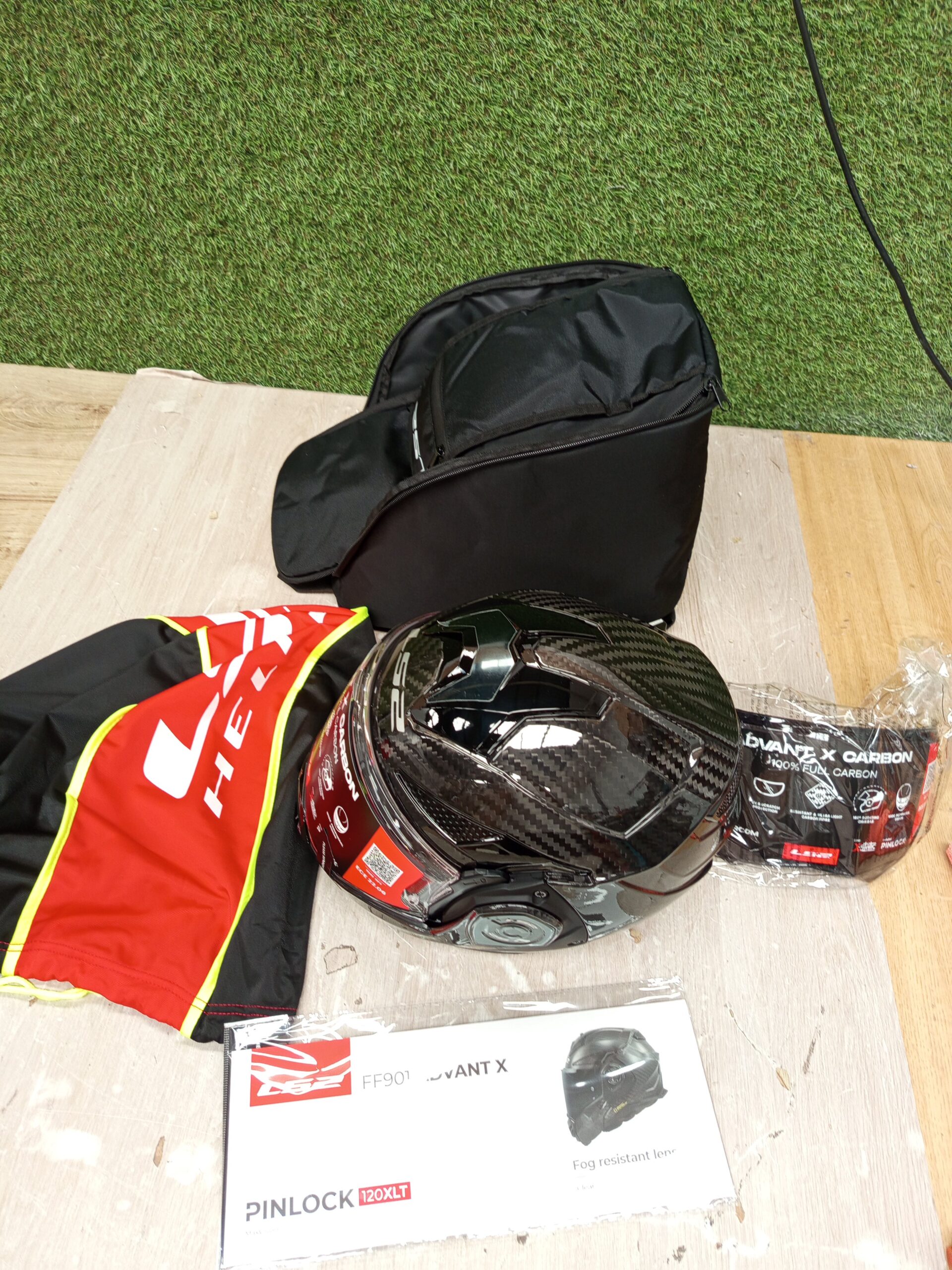 LS2 FF901 Advant X Solid carbono - Imagen 8