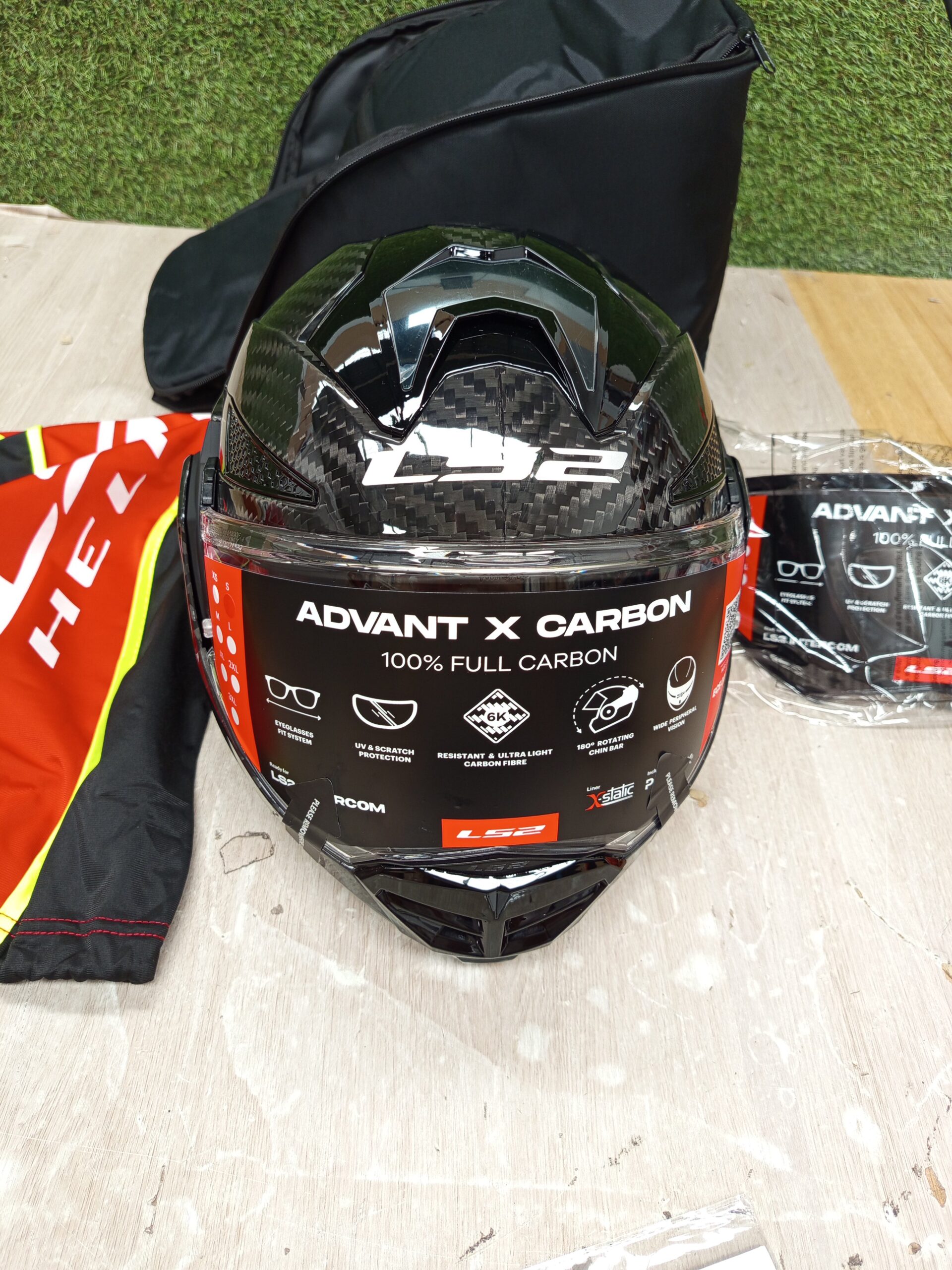 LS2 FF901 Advant X Solid carbono - Imagen 5