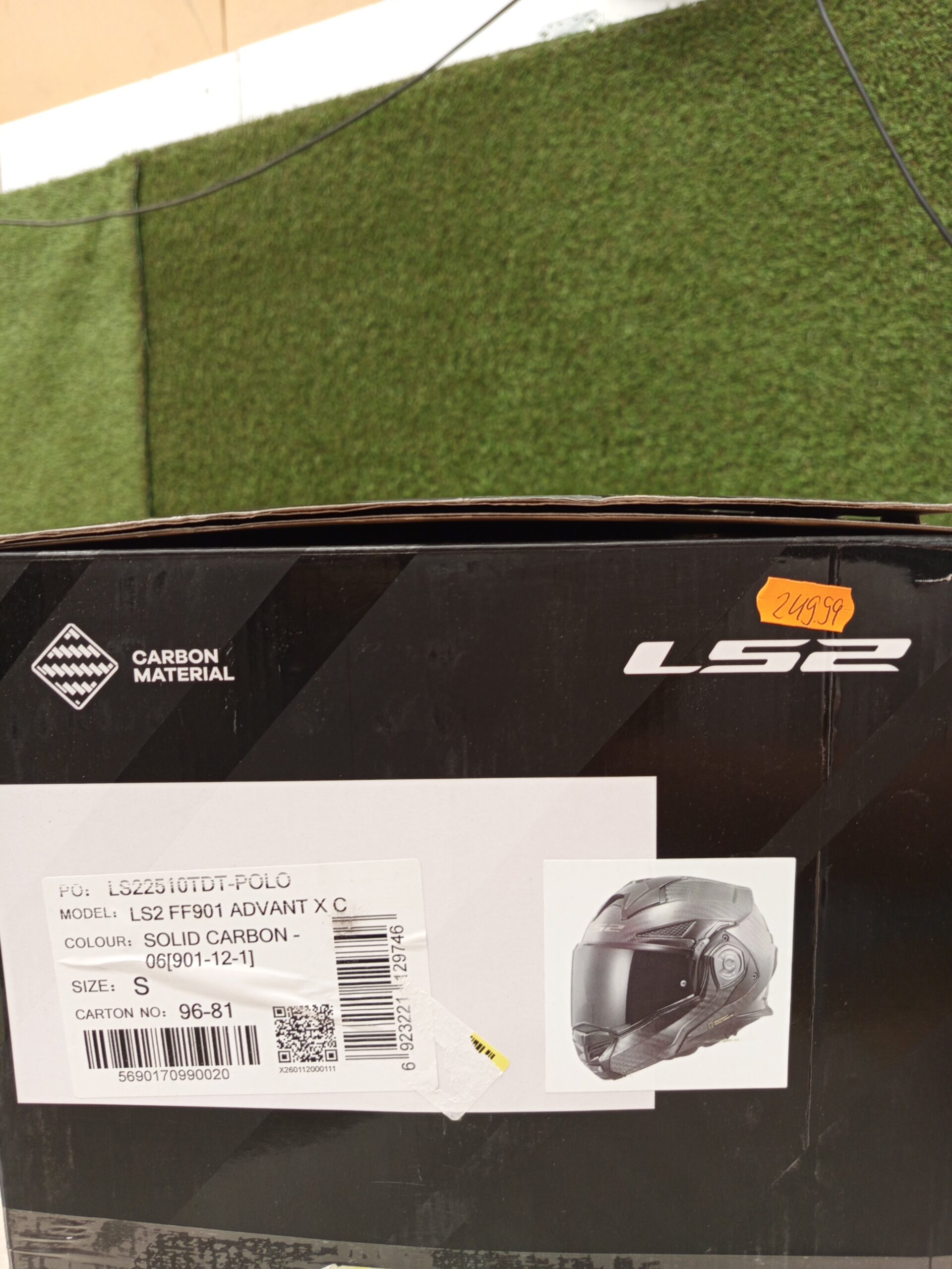 LS2 FF901 Advant X Solid carbono - Imagen 6