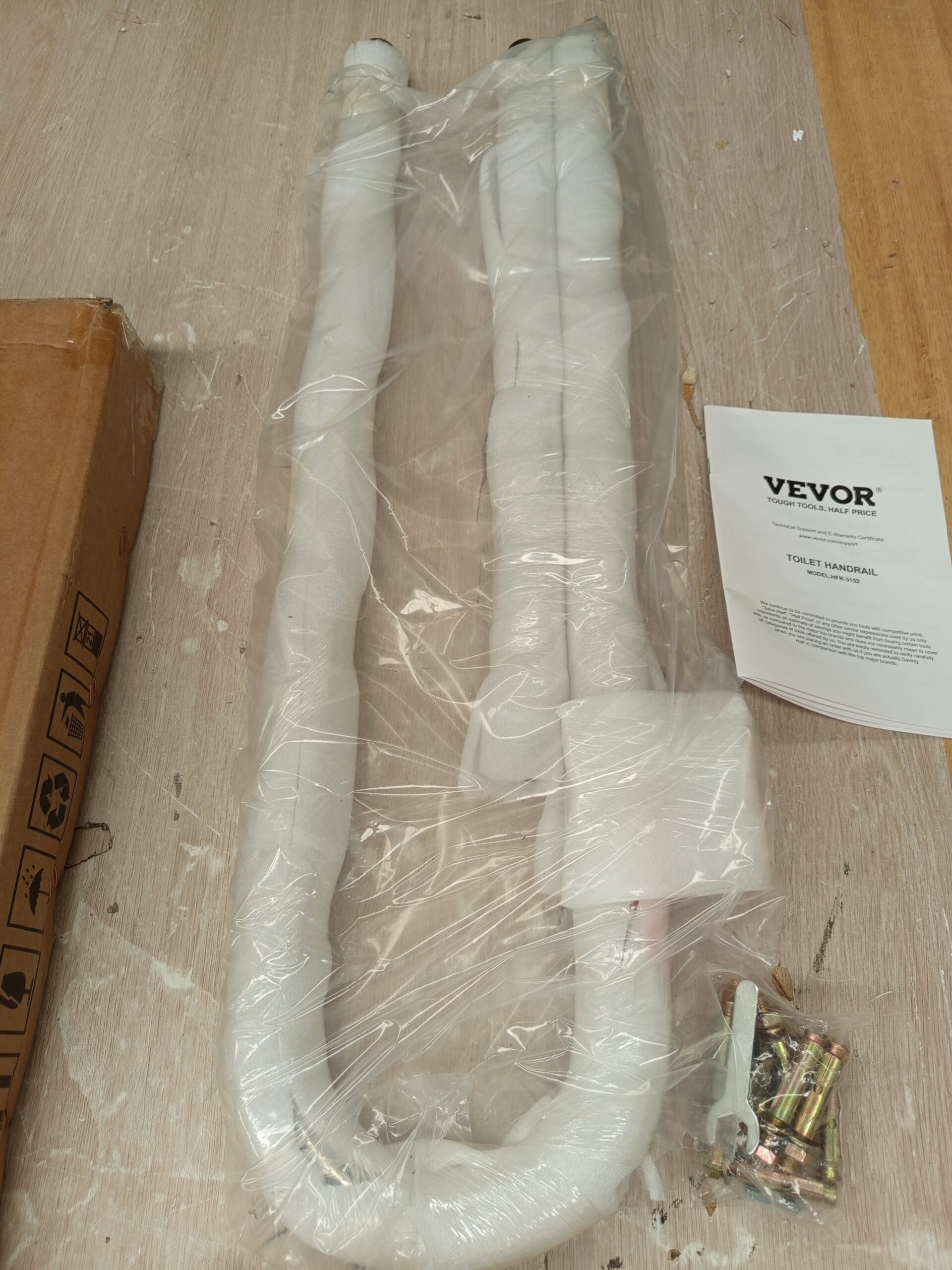 VEVOR Barra de Seguridad para Inodoro - Imagen 3