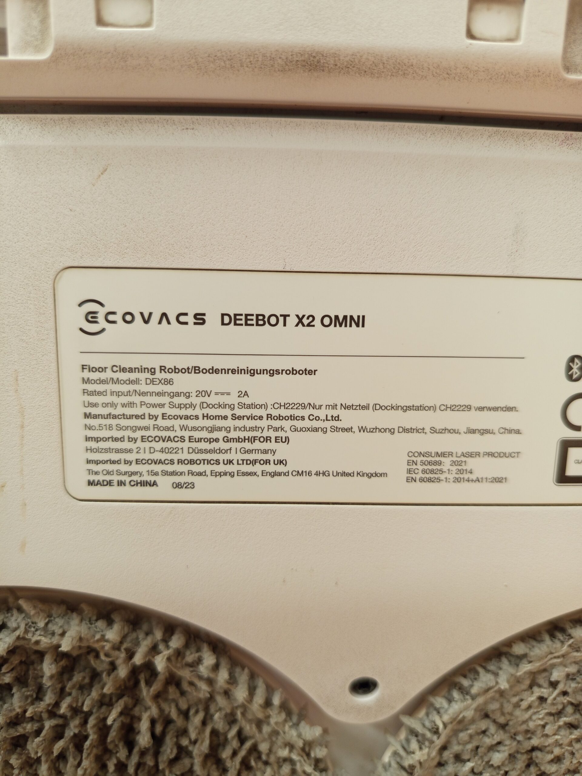 ECOVACS DEEBOT X2 Omni Aspirador Robot - Imagen 14