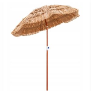 Sombrilla de jardín/playa estilo hawaiano de 175 cm, Costway
