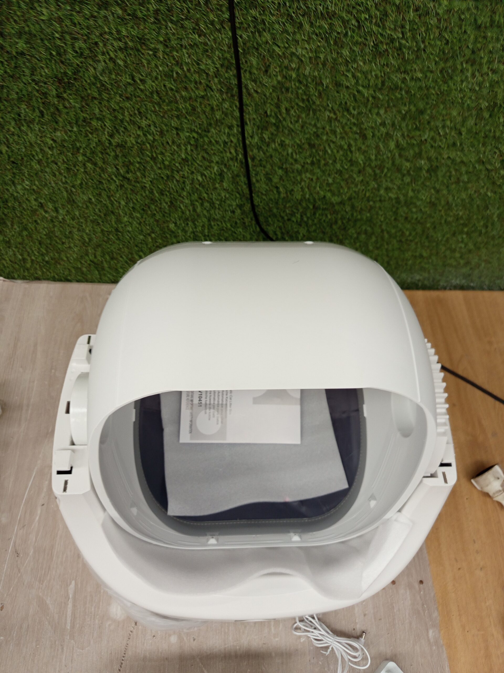 Costway arenero autolimpiante para gatos con control - Imagen 8