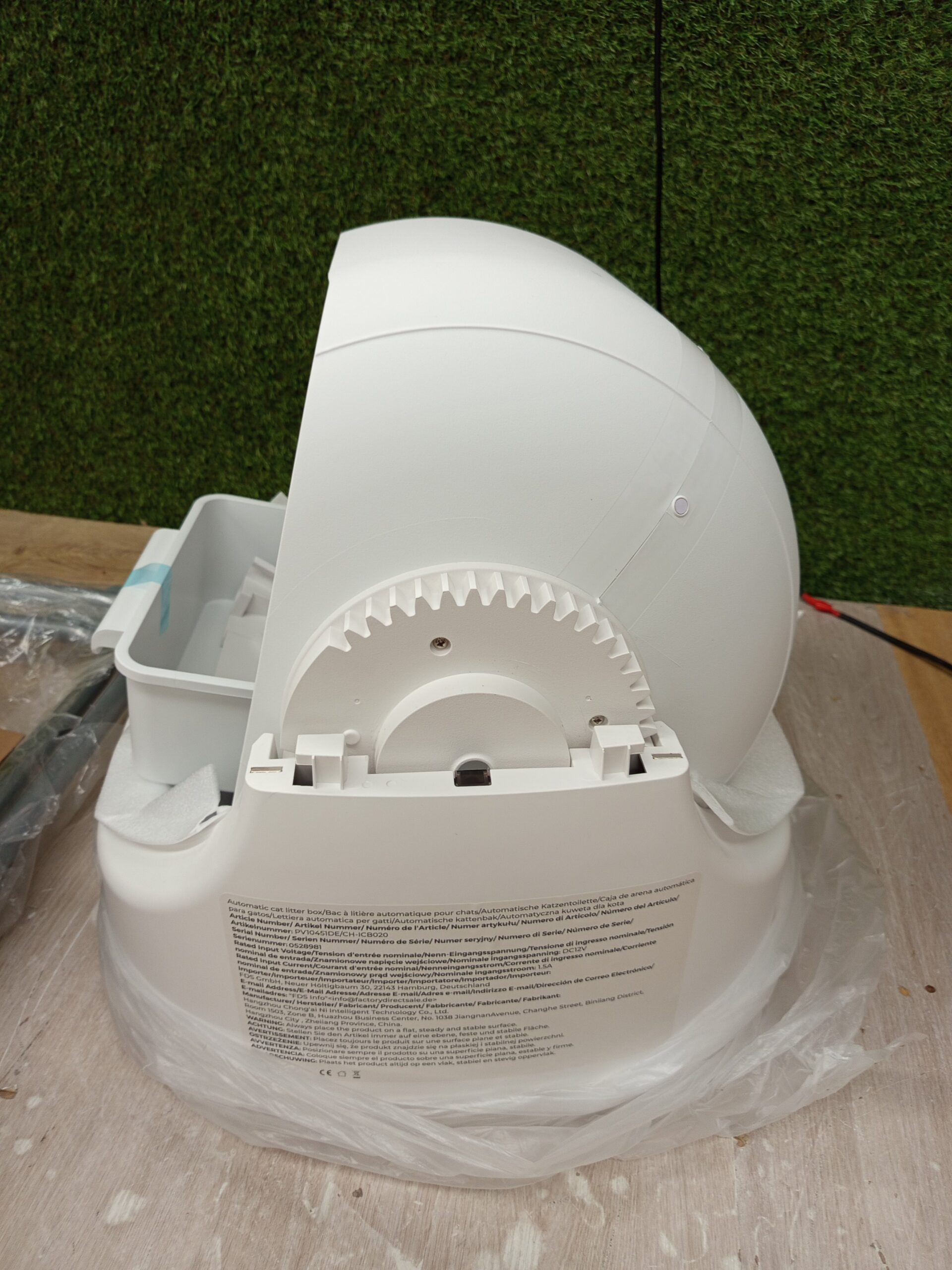 Costway arenero autolimpiante para gatos con control - Imagen 9