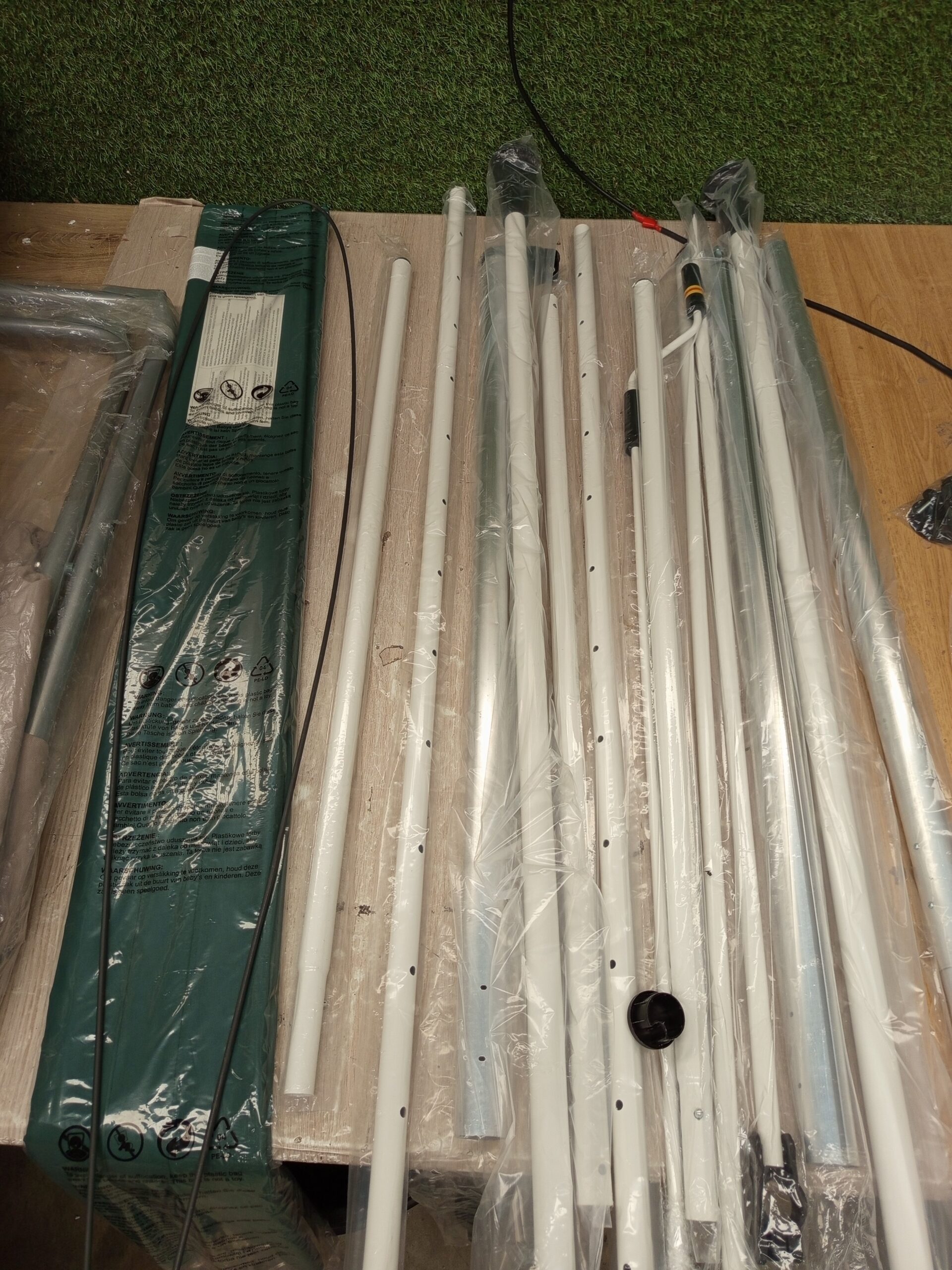 Toldo plegable Costway Green de 300 cm - Imagen 6