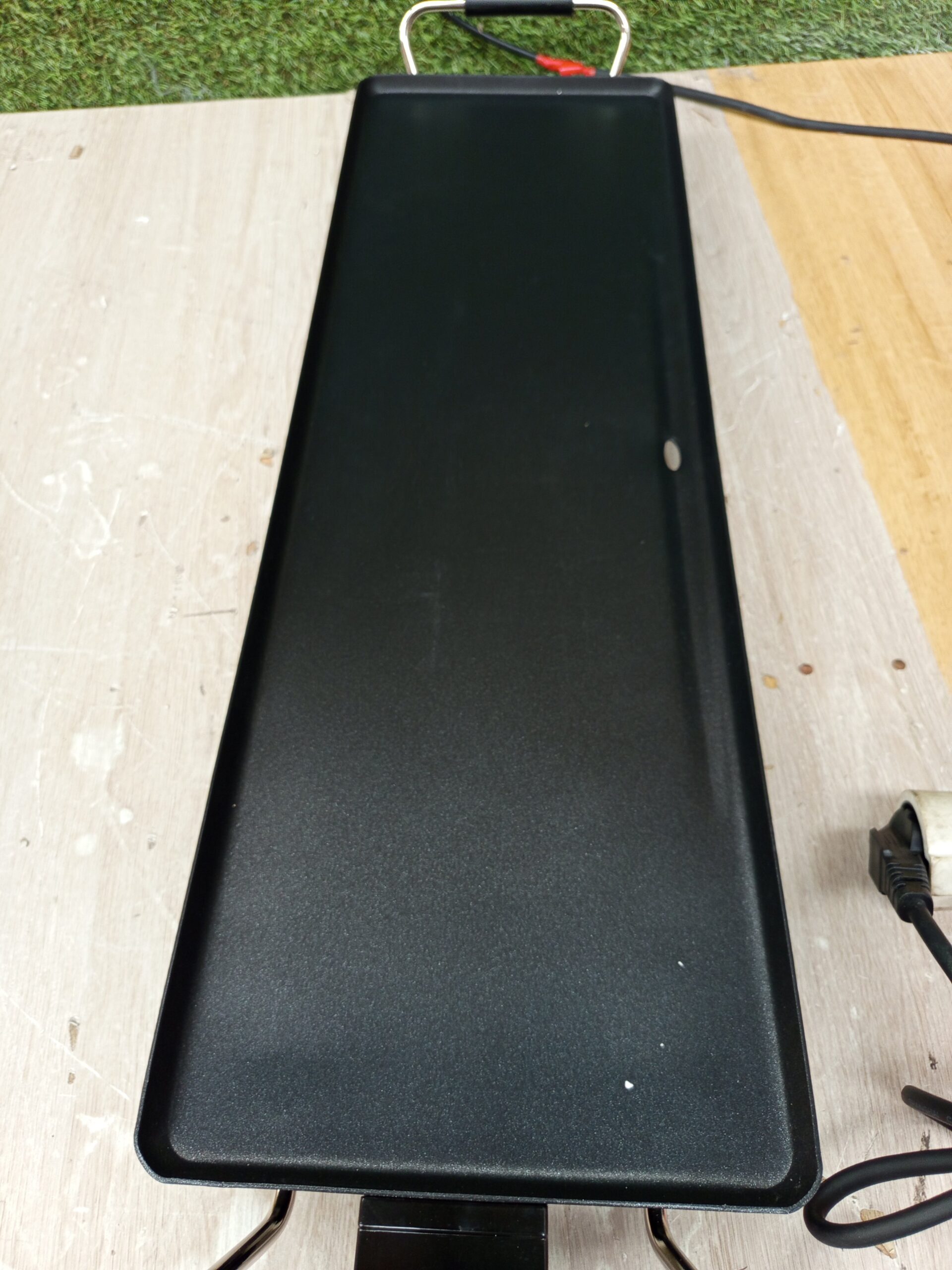 Costway Plancha eléctrica Teppanyaki antiadherente de 70 cm - Imagen 4