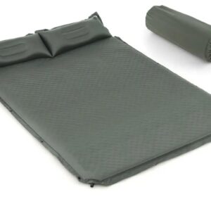 Colchoneta autoinflable doble para acampar Costway