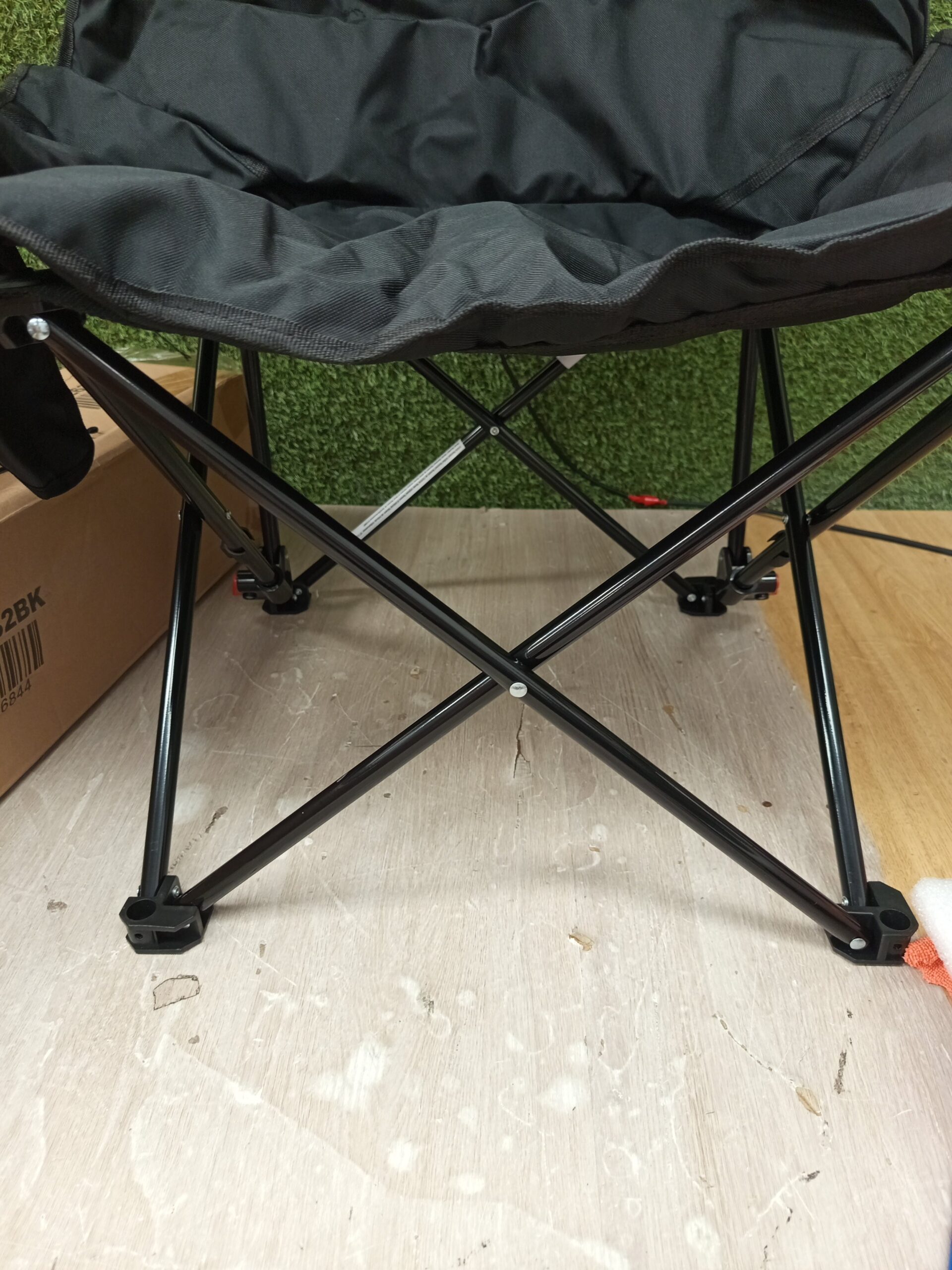 Costway Silla de camping plegable con respaldo ajustable - Imagen 4