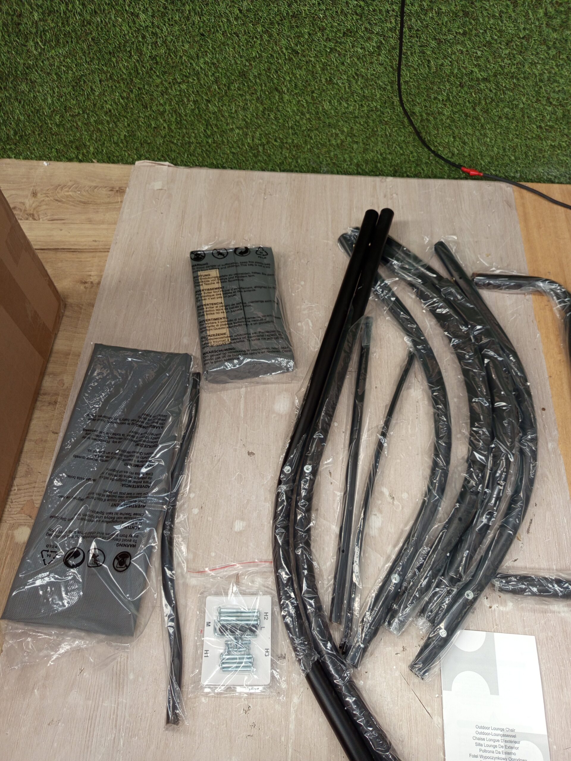 Costway tumbona de jardin - Imagen 6
