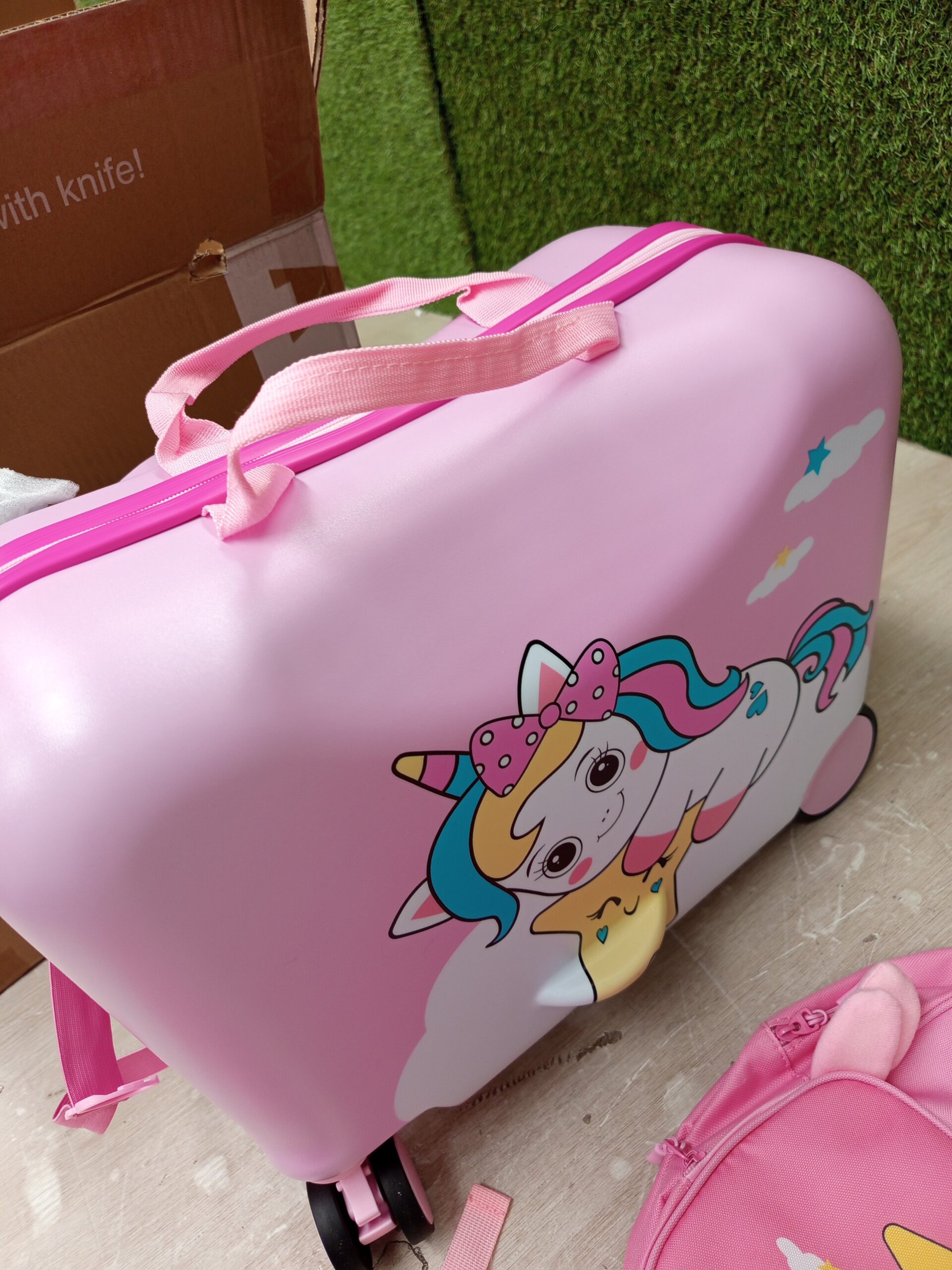 Costway Juego de equipaje infantil de 2 piezas - Imagen 4