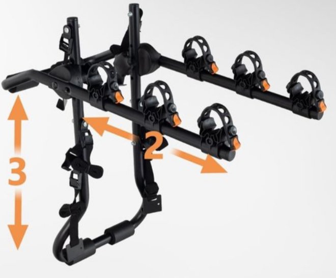 Costway Portabicicletas para 3 bicicletas